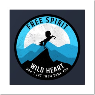 Free spirit - Wild heart Posters and Art